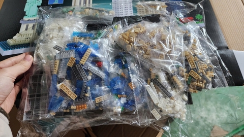 Bộ xếp hình chèo thuyền 510pcs mã 44091