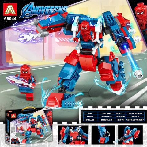 (Giá Đã bao gồm VAT) - Bộ xếp hình Avengers 229pcs mã 68044