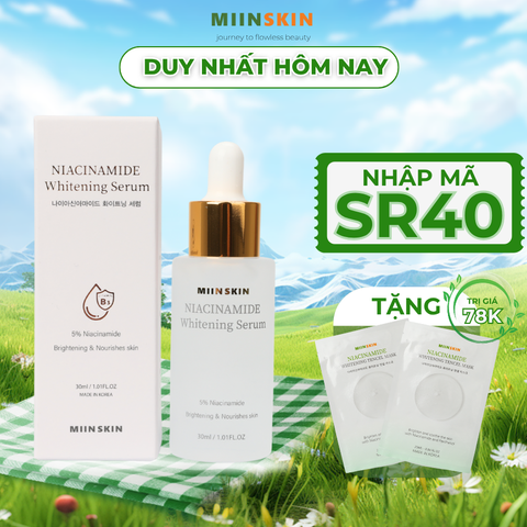 Tinh chất dưỡng trắng Miinskin 5% Niacinamide – Serum Hàn Quốc giảm thâm, làm sáng đều màu da