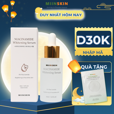 Tinh chất dưỡng trắng Miinskin 5% Niacinamide – Serum Hàn Quốc giảm thâm, làm sáng đều màu da
