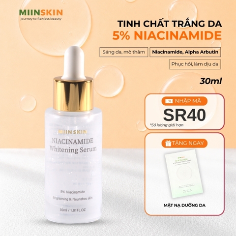 Tinh chất dưỡng trắng Miinskin 5% Niacinamide – Serum Hàn Quốc giảm thâm, làm sáng đều màu da