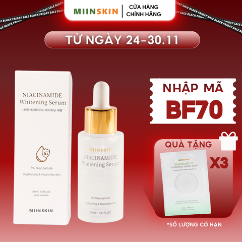 Tinh chất dưỡng trắng Miinskin 5% Niacinamide – Serum Hàn Quốc giảm thâm, làm sáng đều màu da