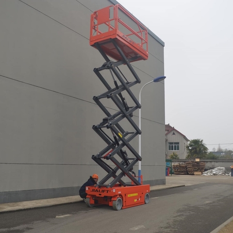 Xe nâng người cắt kéo 12m JS1212