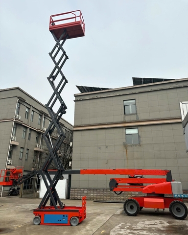 Xe nâng người cắt kéo 10m JS1012