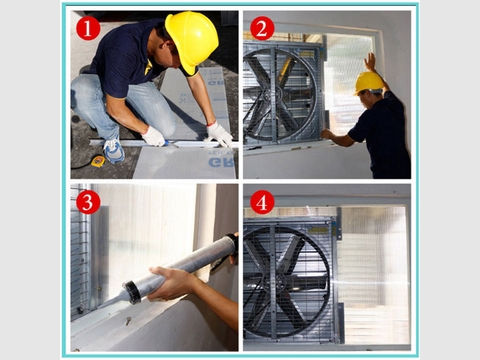 Hướng dẫn cách lắp đặt quạt thông gió công nghiệp