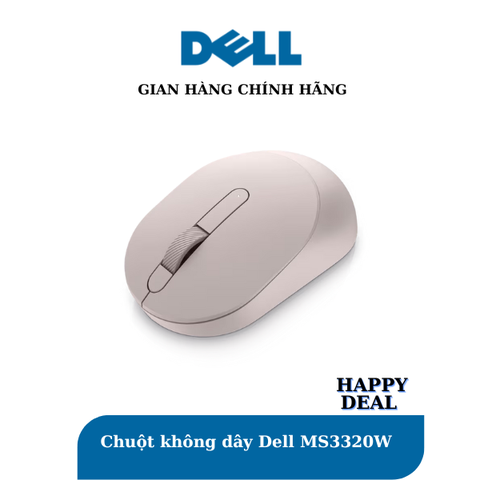Chuột không dây di động Dell – MS3320- Màu hồng