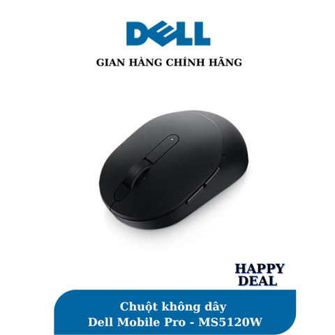 Chuột không dây Dell Mobile Pro - MS5120W- Màu Đen