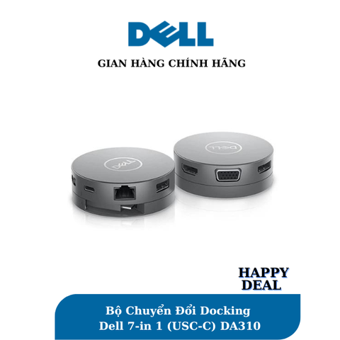 Bộ Chuyển Đổi Docking Dell 7-in 1 (USC-C) DA310