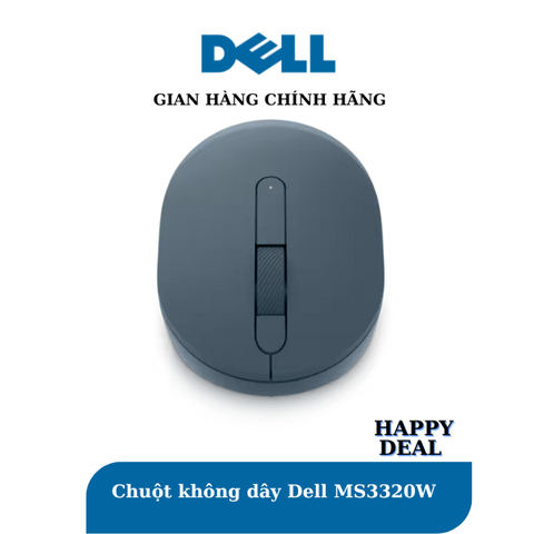 Chuột không dây di động Dell – MS3320- Màu xanh