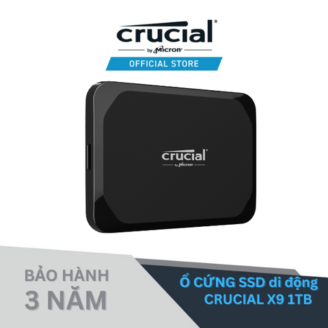 SSD di động Crucial X9 1TB- CT1000X9SSD9