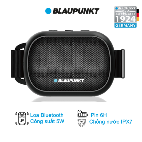 Loa Bluetooth Blaupunkt BAS3215 - 5W, pin 6 giờ, chống nước IPX7