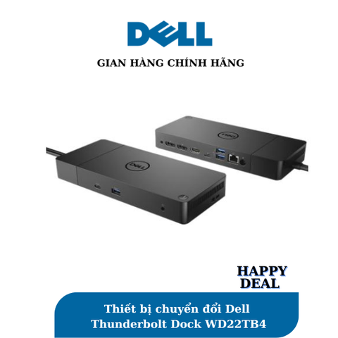 Thiết bị chuyển đổi Dell Thunderbolt Dock WD22TB4