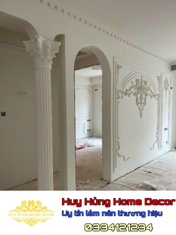  Thi công phào chỉ PU tại Hà Nội