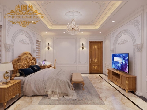 Thi công phào chi pu hoa văn tại Hà Nội