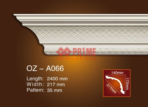 Phào cổ trần hoa văn A066