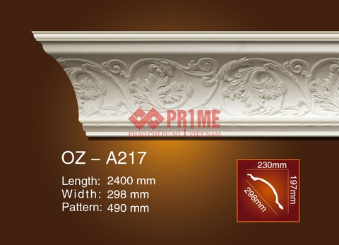Phào máng hoa văn A217