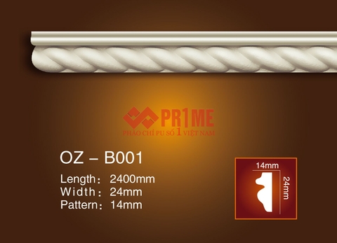 Phào chỉ tường B001