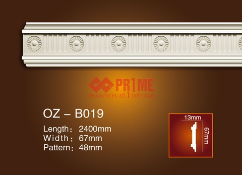 Phào chỉ tường B019