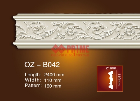 Phào chỉ tường B042