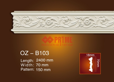 Phào chỉ tường B103