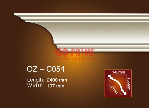 Phào cổ trần trơn C054