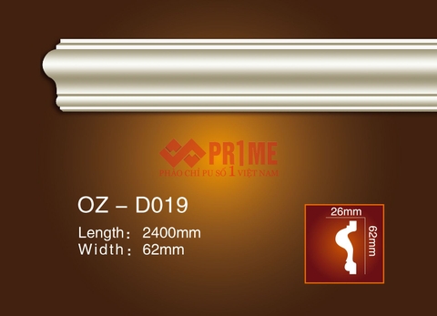 Phào chỉ tường D019