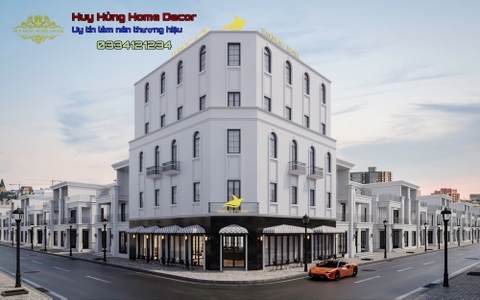 Thi công phào chỉ đen Indochine khách sạn tại Hạ Long