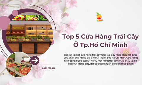 Top 5 Cửa Hàng Trái Cây Nhập Khẩu Chất Lượng Ở Tp.Hồ Chí Minh