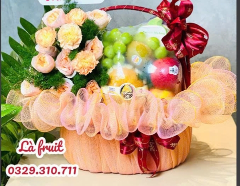 M-Giỏ trái cây hoa tươi 10