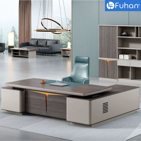 Bàn giám đốc Fusoji 2m4 B908-2400