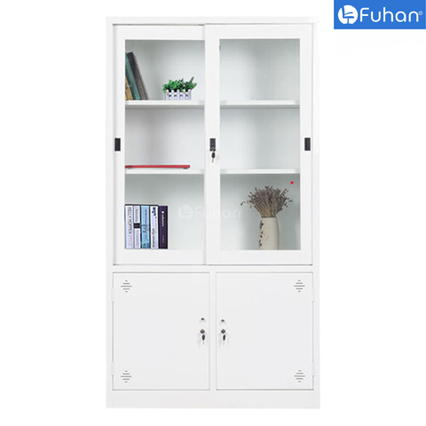 Tủ tài liệu sắt cánh lùa TSK-01D-2LT