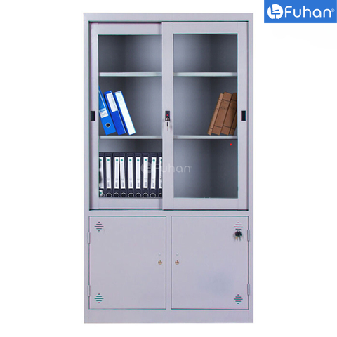 Tủ tài liệu sắt cánh lùa TSK-01D-2L