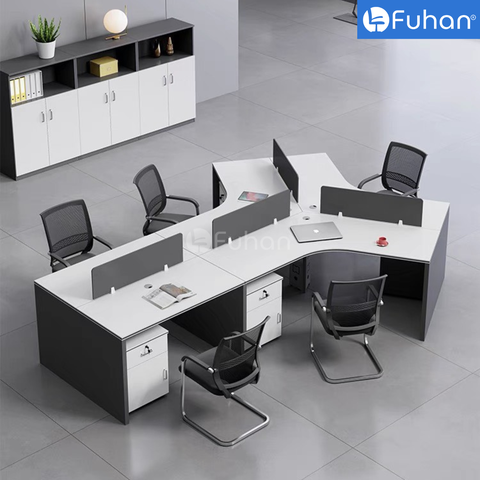 Module bàn làm việc (4+1) người  Kiya KY3122-5N