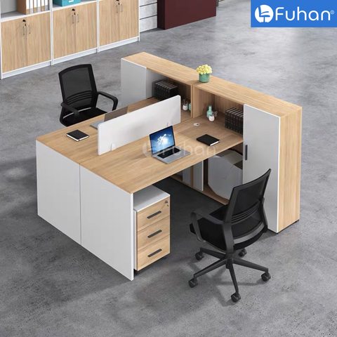 Module bàn làm việc 2 người Nika NK1520-2N