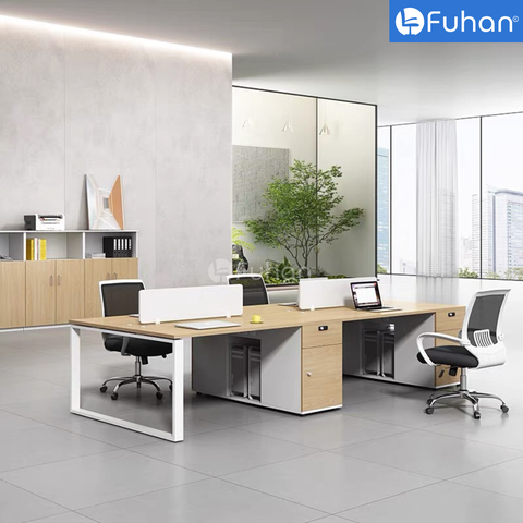 Module bàn làm việc 4 người Rizo 2400 RZ2412-4N