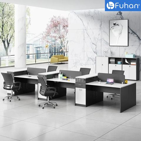 Module bàn làm việc 6 người Meika 3m6 MK3612-6N