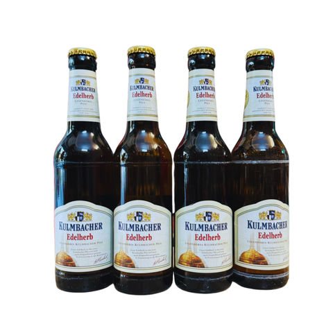Bia Kulmbacher Edelherb 4,9% Thùng 24 chai x 330ml