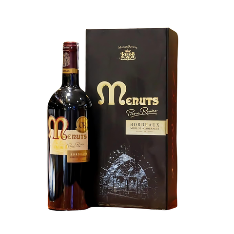 Hộp 1 chai Menuts Bordeaux Merlot Cabernets 750ml 13.5%