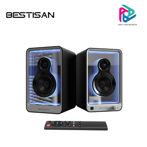 Bộ loa kiểm âm BESTISAN SR15 công suất 50W, bluetooth nhiều cổng kết nối - Hàng chính hãng