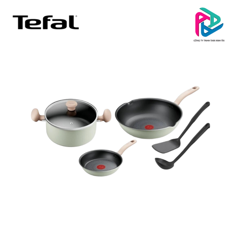 Bộ nồi chảo 5 món Tefal So Matcha G179S695