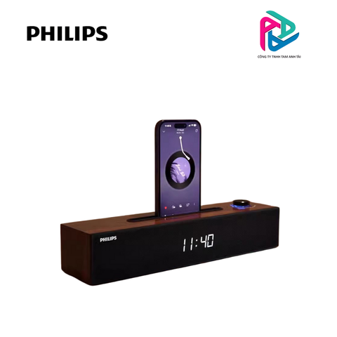 Loa bluetooth đồng hồ để bàn Philips SPA3809 - Hàng chính hãng / BH 01 năm