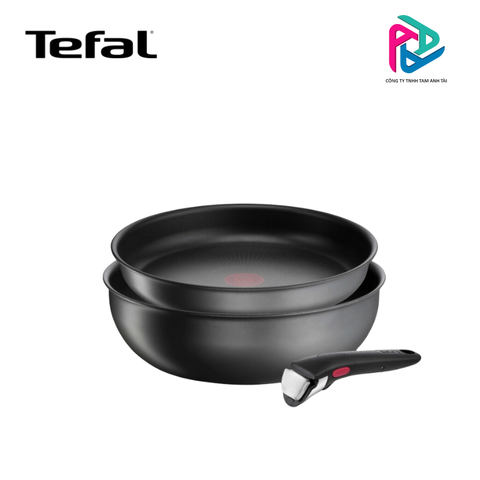  Bộ nồi chảo cán rời 3 món Ingenio Daily Chef (chảo sâu 26cm, chảo chiên 24cm, cán cầm rời) (8 năm)