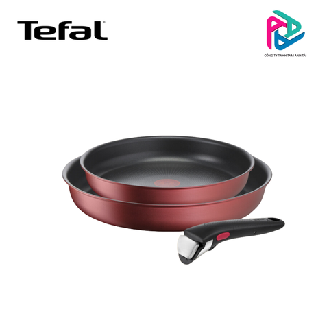  Bộ nồi chảo cán rời 3 món Ingenio Daily Chef (chảo chiên 24cm, chảo chiên 20cm, tay cầm rời) (8 năm)