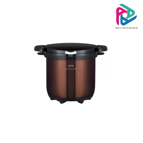 Nồi ủ chân không, không hoạt động bằng điện, hiệu Thermos, Model: KBG-4500(CBW), màu nâu, dung tích 4.5L, mới 100%