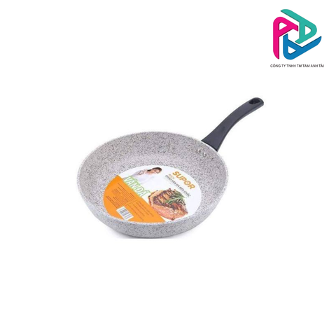 Chảo vân đá chống dính dùng trên bếp từ Rock F23A28IH-28cm