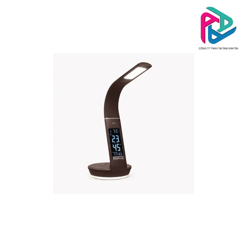 Đèn bàn học chống cận LED, nhãn hiệu WILIT, model U8Q10, màu giả da nâu, hàng mới 100%