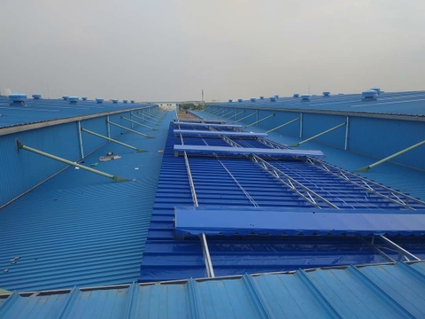 Mái che ngoài trời cho nhà xưởng công ty