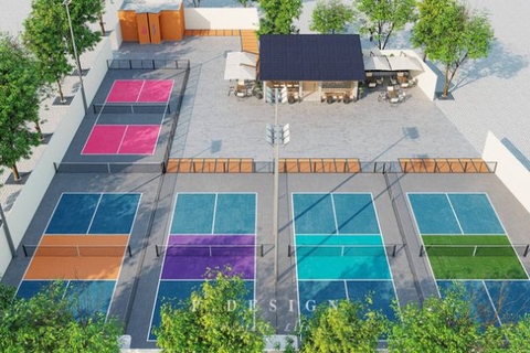 Dự Án Sân PICKLEBALL kết hợp quán Cafe đầy ấn tượng