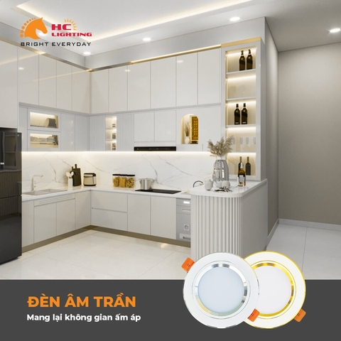 Rực Sáng Căn Bếp Nhỏ Cùng Đèn HC Lighting