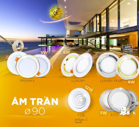 TỔNG HỢP CÁC LOẠI ĐÈN ÂM TRẦN D90 SIÊU HOT -CHÍNH SÁCH BẢO HÀNH LÊN TỚI 24 THÁNG